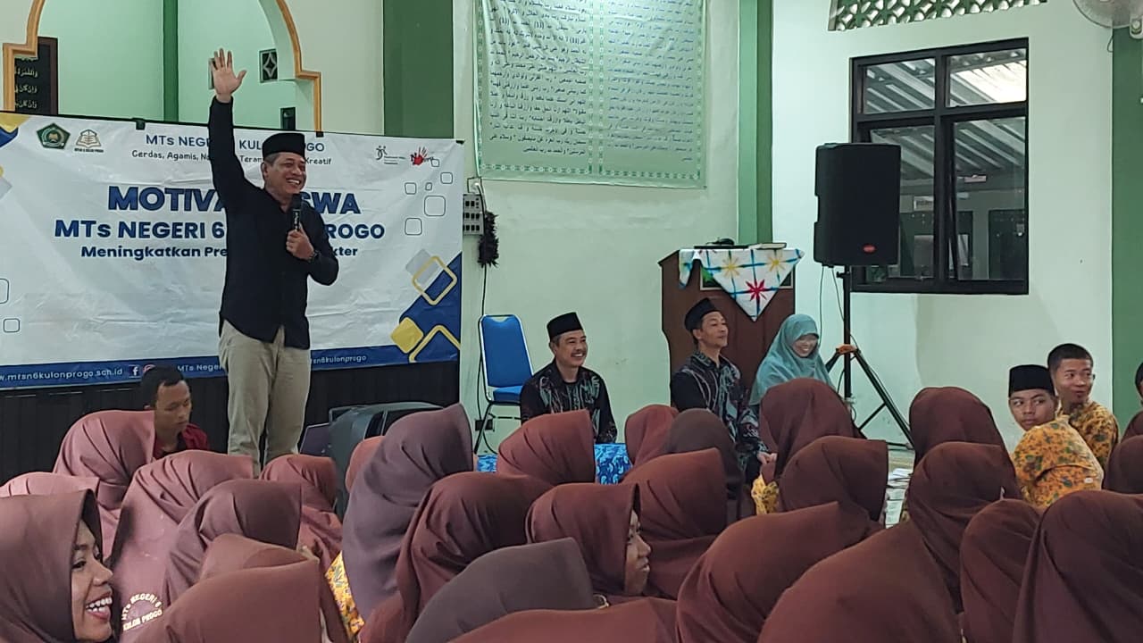 MTsN 6 Kulon Progo Perkuat Kesiapan Mental Siswa Jelang TKA Melalui Motivasi